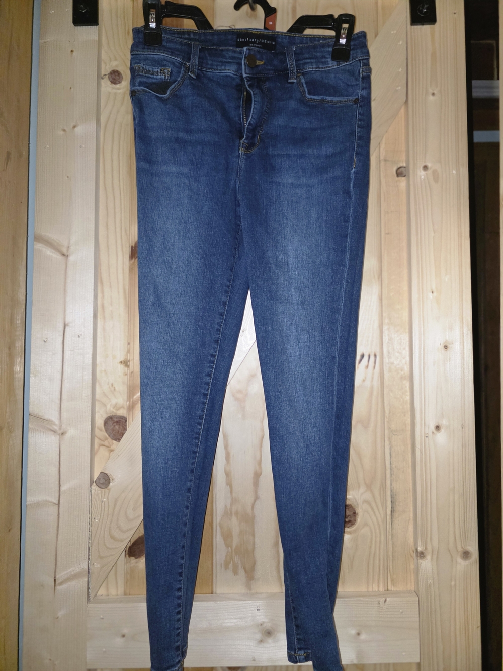 Sanctuary Skinny Jeans â Classic Medium Blue Wash